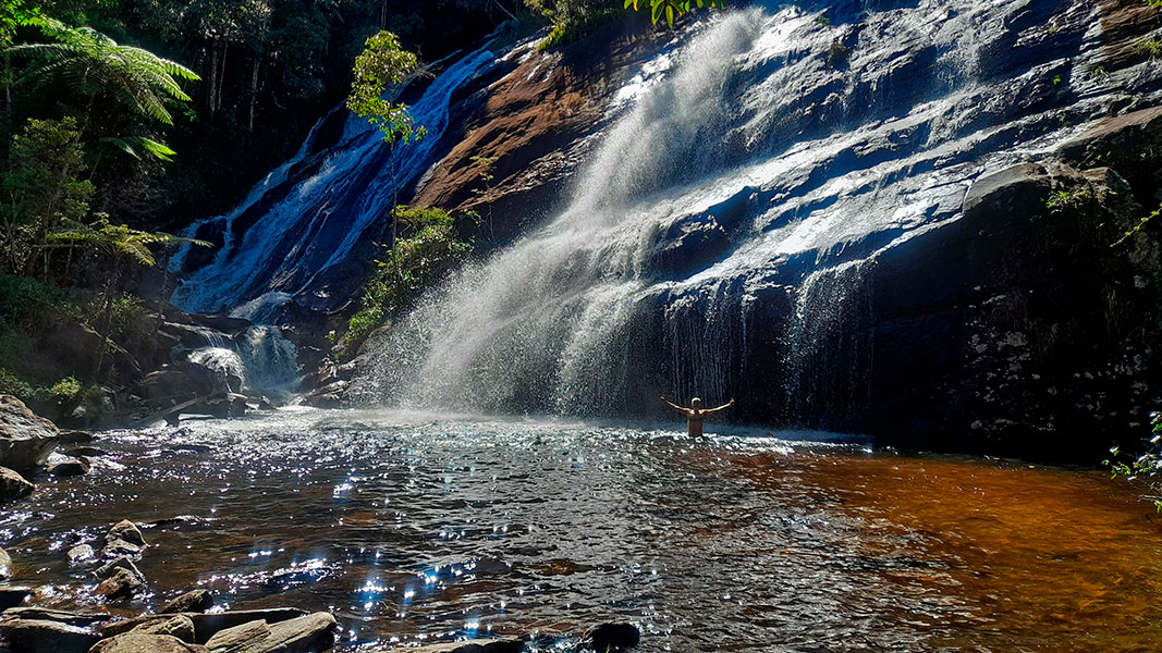 Jacu Pintado Waterfall